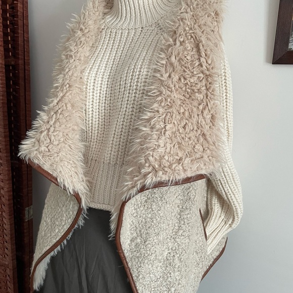 🐻 cozy 🐨 Boho ☮️ vest vintage styling open front cardigan vest - Picture 7 of 9